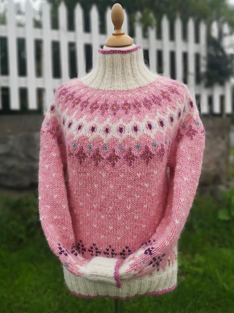 Vintage Fairman Isle Jacquard Sweater
