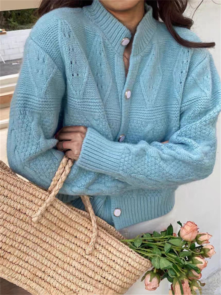 Vintage Oversize Classic Cable Knit Cardigan